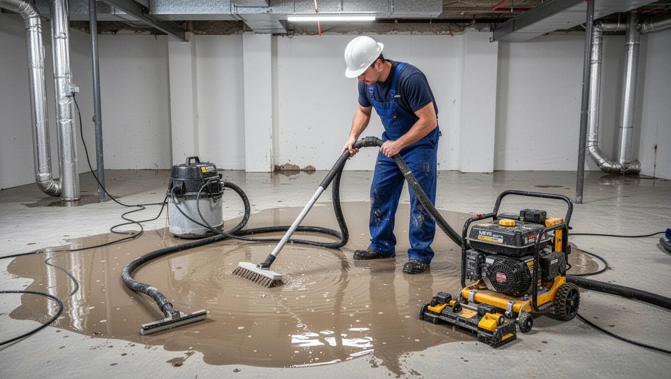 Basement Flood Cleanup